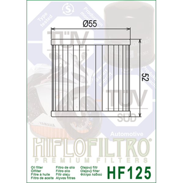 Filtre à huile HIFLO - Z - 250 - KAWASAKI 1979-1980 