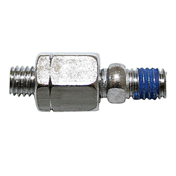 Adaptateur de miroir HIGHSIDER M8 filetage à gauche sur M8, chromé
