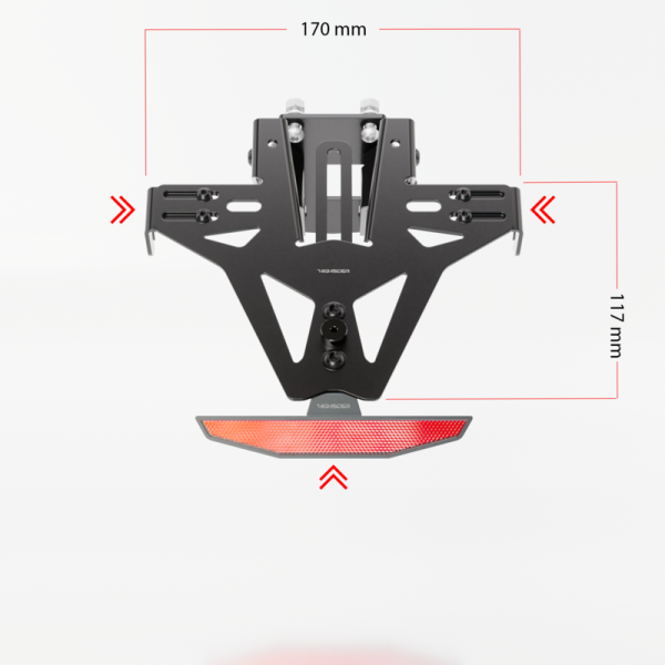 Support de plaque HIGHSIDER Akron-RS (sans éclairage) - Kawasaki ZX-10R