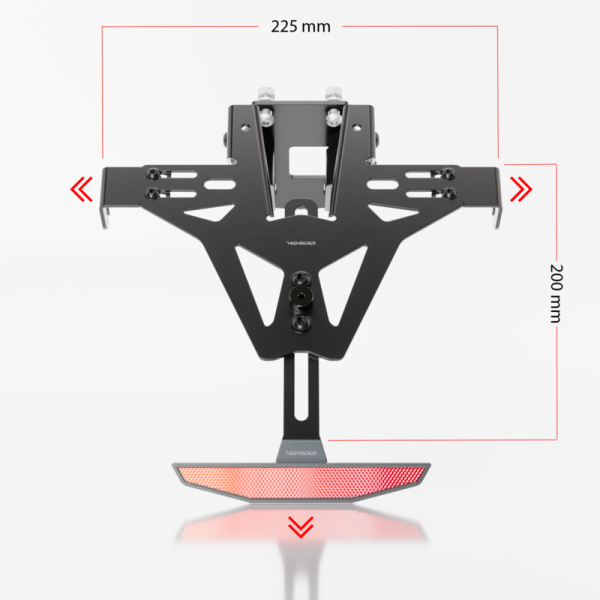 Support de plaque HIGHSIDER Akron-RS (sans éclairage) - Kawasaki ZX-10R