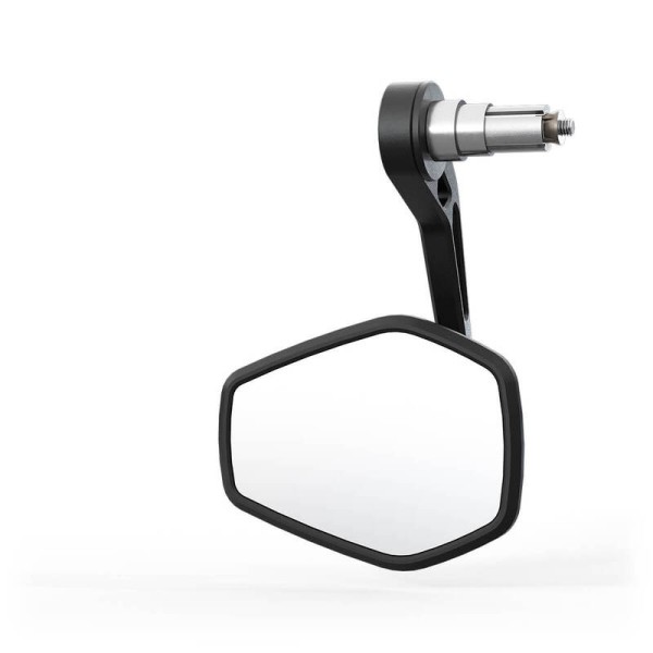 Rétroviseur embout de guidon HIGHSIDER pro Esagano-RS EVO - noir/argent