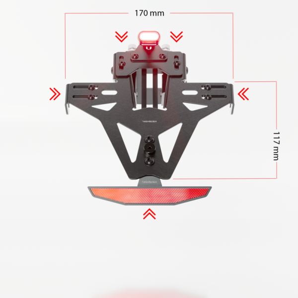 Support de plaque HIGHSIDER pro Akron-RS Pro