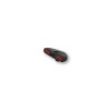 Feu arrière LED HIGHSIDER Flight, noir, verre rouge