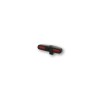 Feu arrière LED HIGHSIDER Flight, noir, verre rouge