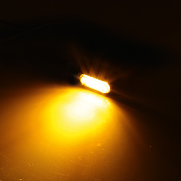 Clignotants LED CNC HIGHSIDER Little Bronx, or, verre teinté, homologué E, paire