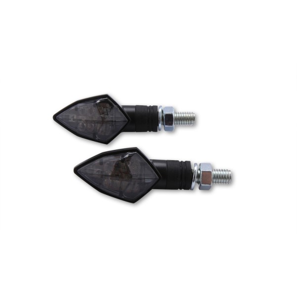 Clignotant LED HIGHSIDER smart Rock homologué - verre fumé - la paire