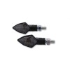 Clignotant LED HIGHSIDER smart Rock homologué - verre fumé - la paire