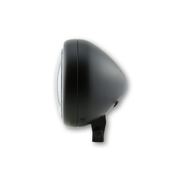 Feu avant LED HIGHSIDER pro Pecos Type 6 - 5 3/4 pouces - fixation inférieure - avec TFL - noir