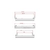 Bague de support de phare HIGHSIDER pro Frame-R1 - 7 pouces - CNC - fixation latérale - noir
