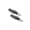 Feu arrière/clignotant LED HIGHSIDER smart Shorty Fin 3en1 homologué - verre fumé - la paire