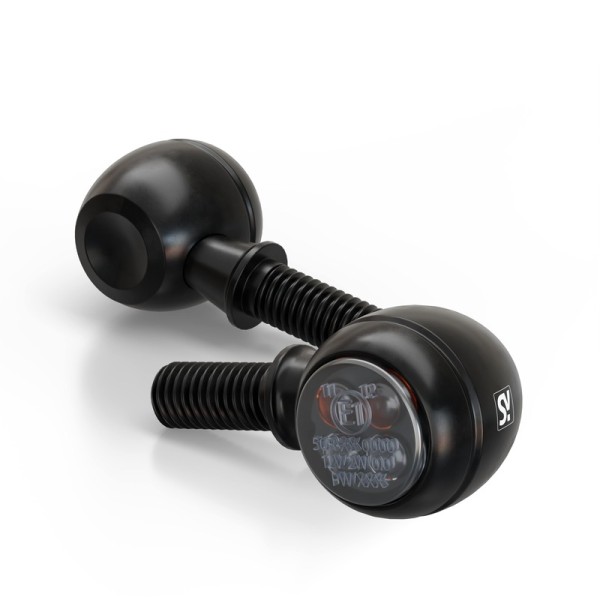 Clignotant/feu de position HIGHSIDER smart Circula-S 2en1 homologué - verre fumé - la paire