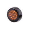 Clignotant LED HIGHSIDER smart Micro Disc homologué - verre fumé - la paire