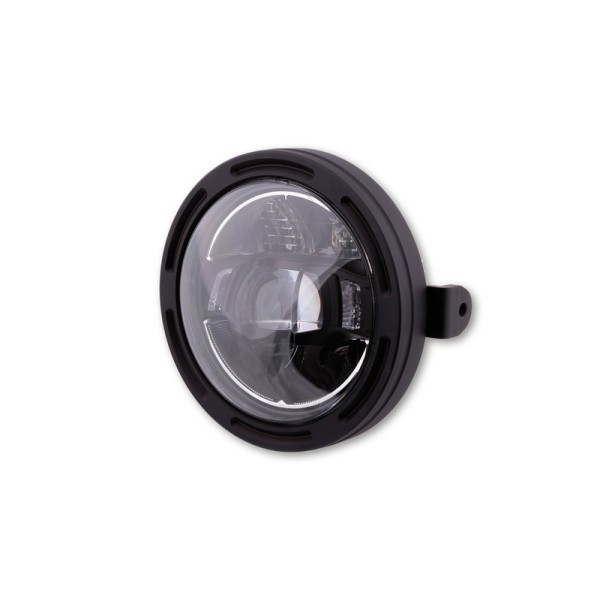 Feu avant LED HIGHSIDER pro Frame-R2 Type 10 - 5 3/4 pouces - fixation latérale - noir