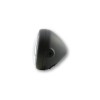 Feu avant LED HIGHSIDER pro Pecos Type 7 - 5 3/4 pouces - fixation latérale - avec feu de stationnement Ring - noir