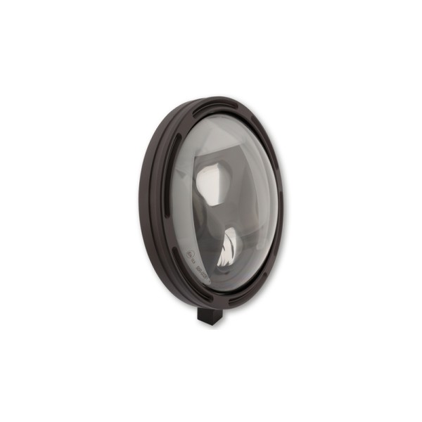 Feu avant LED HIGHSIDER pro Frame-R1 Type 8 - 7 pouces - fixation inférieure - noir