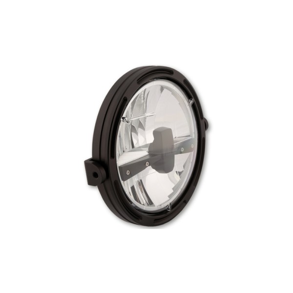 Feu avant LED HIGHSIDER pro Frame-R1 Type 3 - 7 pouces - fixation latérale - noir
