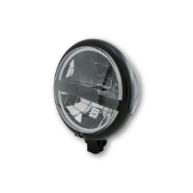 Feu avant LED HIGHSIDER pro Bates Style Type 5 - 5 3/4 pouces - fixation inférieure - noir