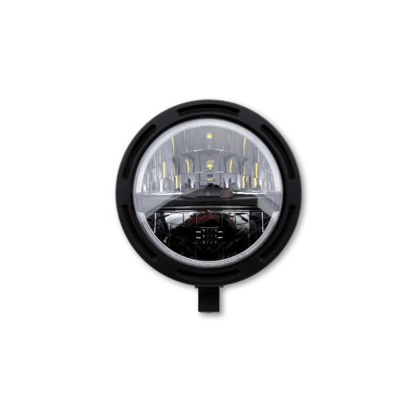 Feu avant LED HIGHSIDER pro Frame-R2 Type 5 - 5 3/4 pouces - fixation inférieure - noir
