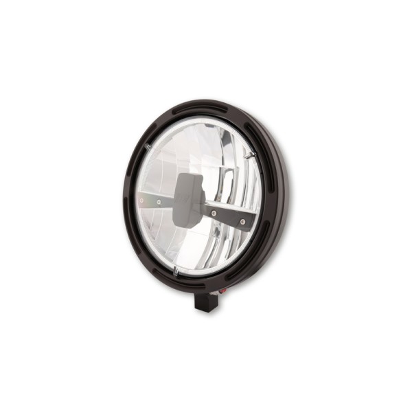 Feu avant LED HIGHSIDER pro Frame-R1 Type 3 - 7 pouces - fixation inférieure - noir