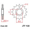 Kit chaîne JT/JT 420HDR 11/51 - couronne standard