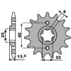 Pignon 17 dents PBR chaîne 525 Honda CMX450C