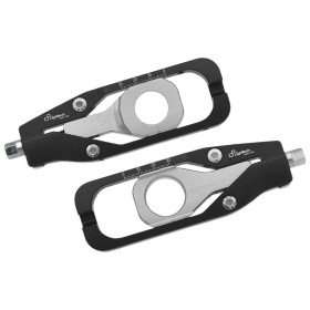 Tendeur de chaine LIGHTECH noir Kawasaki ZX6R - TEKA005NER
