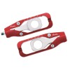 Tendeur de chaine LIGHTECH rouge Kawasaki ZX6R - TEKA005ROS