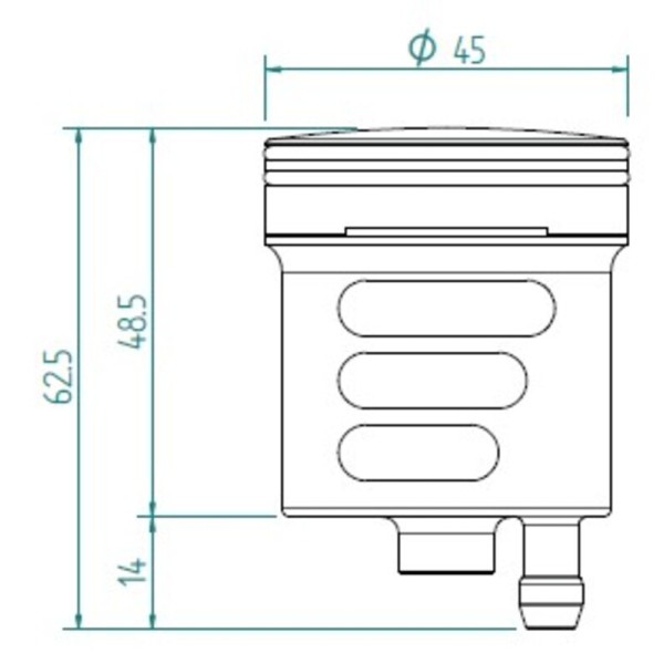 Bocal LIGHTECH 30cm³ - Argent