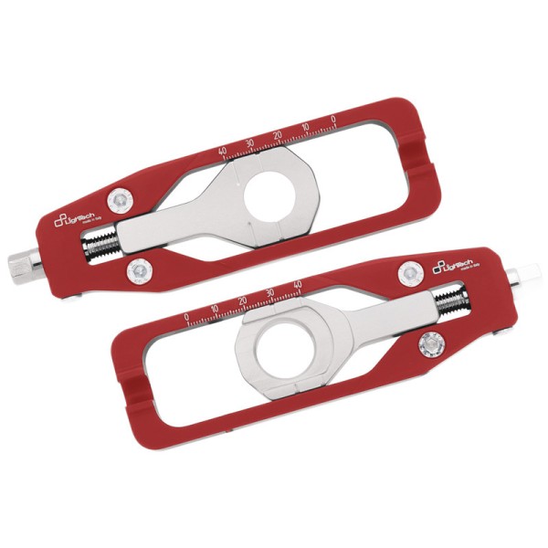 Tendeur de chaine LIGHTECH rouge Yamaha MT-09 - TEYA002ROS