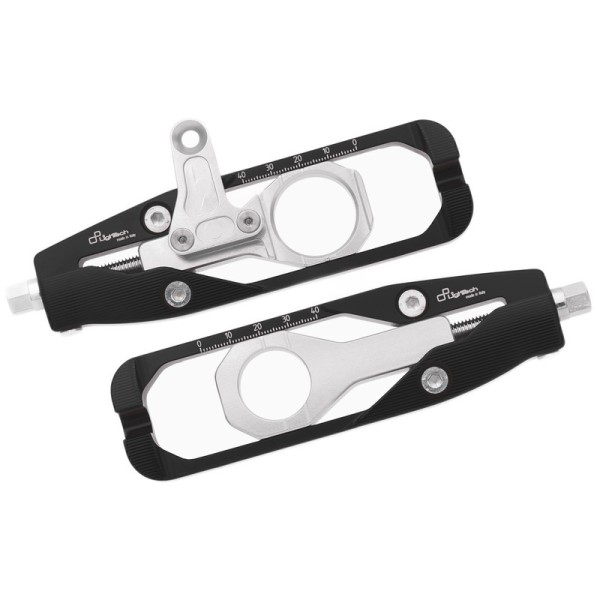 Tendeur de chaine LIGHTECH avec support étrier de frein noir Yamaha R6