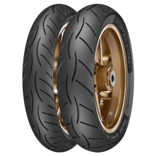 Pneu METZELER SPORTEC STREET 2 (F) 70/90-14 M/C 34S TL