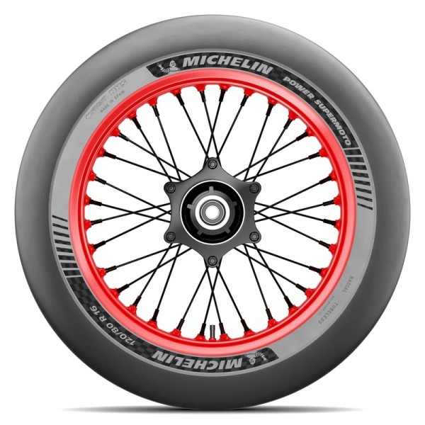 Pneu MICHELIN POWER SUPERMOTO MEDIUM 120/75 R 16.5 NHS TL