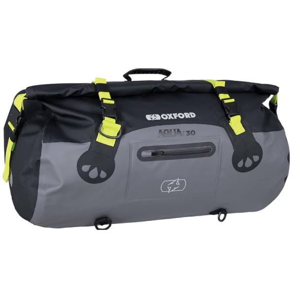Sacoche rouleau OXFORD Aqua T30 - 30 L - noir/gris/jaune fluo