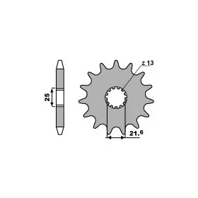 Pignon PBR acier standard 518 - 630