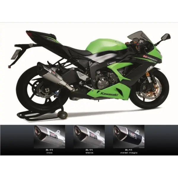 SILENCIEUX YOSHIMURA R11 TITANE KAWASAKI ZX636-R