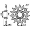 Pignon 17 dents PBR chaine 525 Aprilia 1000 RSV MILLE 