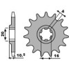 Pignon 15 dents PBR chaîne 428 SUZUKI RV125 VANVAN 