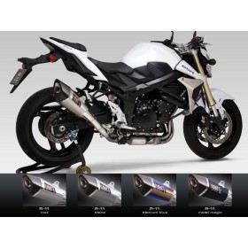 Silencieux YOSHIMURA R-11 titane bleu Suzuki GSR750