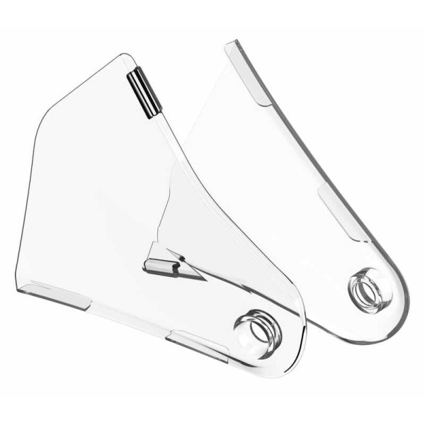 Protection ouies de radiateur POLISPORT transparent KTM