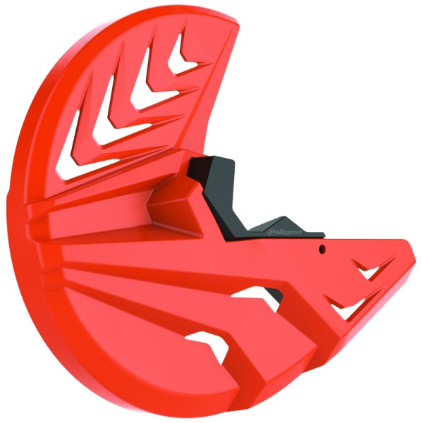 Protections de fourche et disque avant POLISPORT orange KTM/Husqvarna