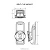 Support smartphone clip QUAD LOCK ceinture/sac à dos