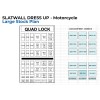 Présentoir type Slatwall QUAD LOCK - anglais
