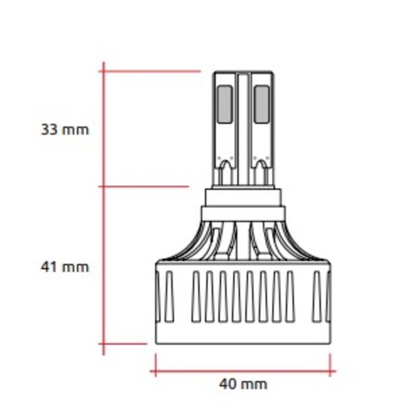 Kit ampoules pour phare origine RACETECH Replacement 12V 32W - x1