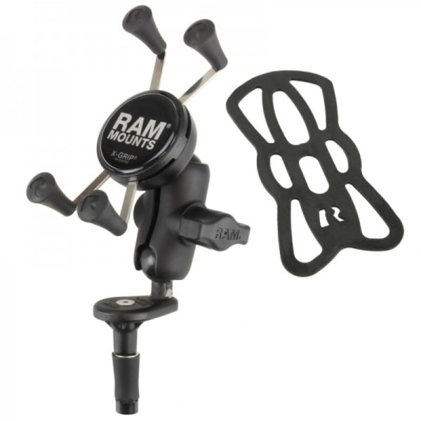 Pack complet RAM MOUNTS X-Grip® bras court fixation tige de fourche - smartphones S/M