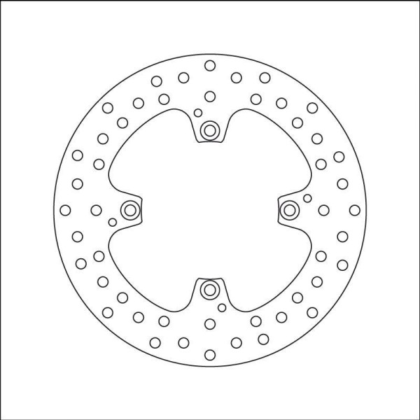 DISQUE FIXE DIAM EXT 245 INTER 108,3 EPAIS 5 