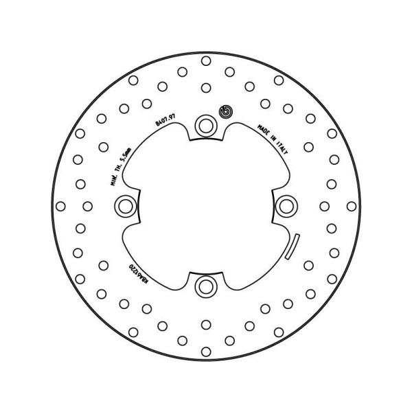 DISQUE FIXE DIAM EXT 240 INTER 105 EPAIS 6 