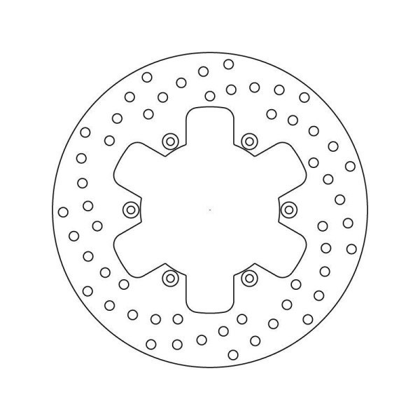 DISQUE FIXE DIAM EXT 267 INTER 115 EPAIS 4 