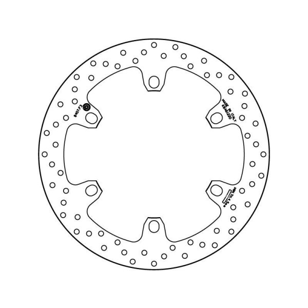 DISQUE FIXE DIAM EXT 320 INTER 176,5 EPAIS 5 