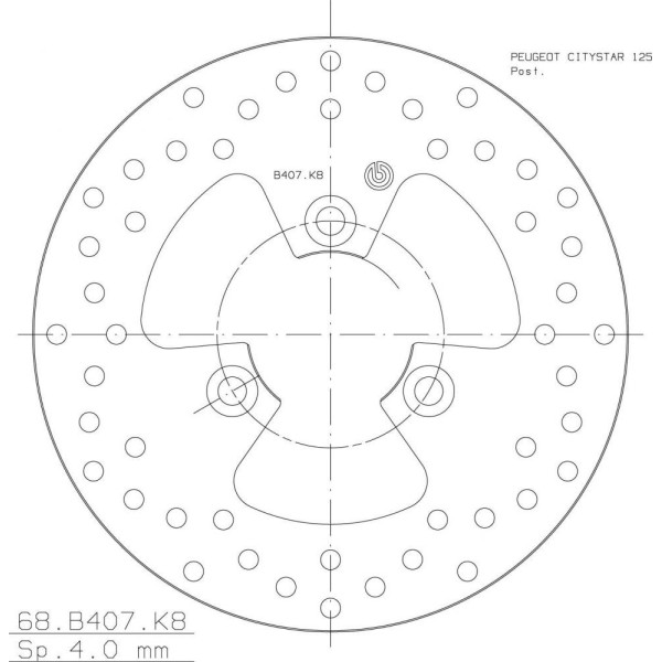 DISQUE FIXE DIAM EXT 210 INTER 58 EPAIS 4 