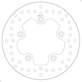 DISQUE FIXE DIAM EXT 240 INTER 104 EPAIS 4